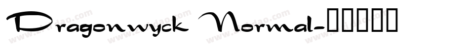 Dragonwyck Normal字体转换